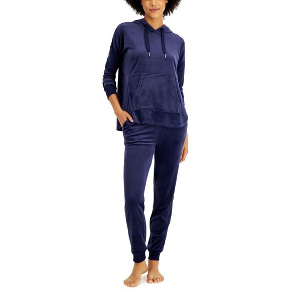 Alfani | Intimates u0026 Sleepwear | Alfani Womens Velour Hoodie And Pants  Pajama Setxlarge | Poshmark